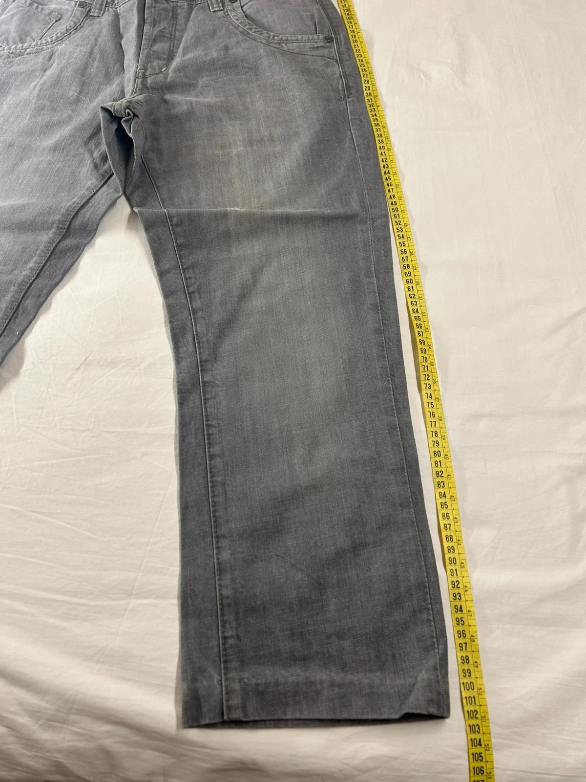 Calça jeans cinza reta Angelo Litrico w38 l34 – photo 4